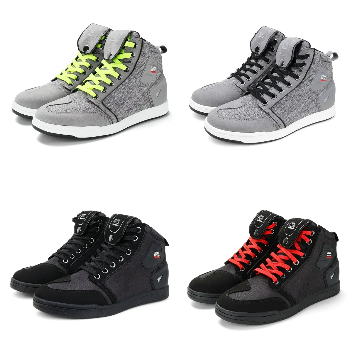KEMIMOTO Motorcycle Shoes Summer Commuting Riding Men Boots Casual Rides Flat Shoes Anti-collision Protection Outdoor Activities