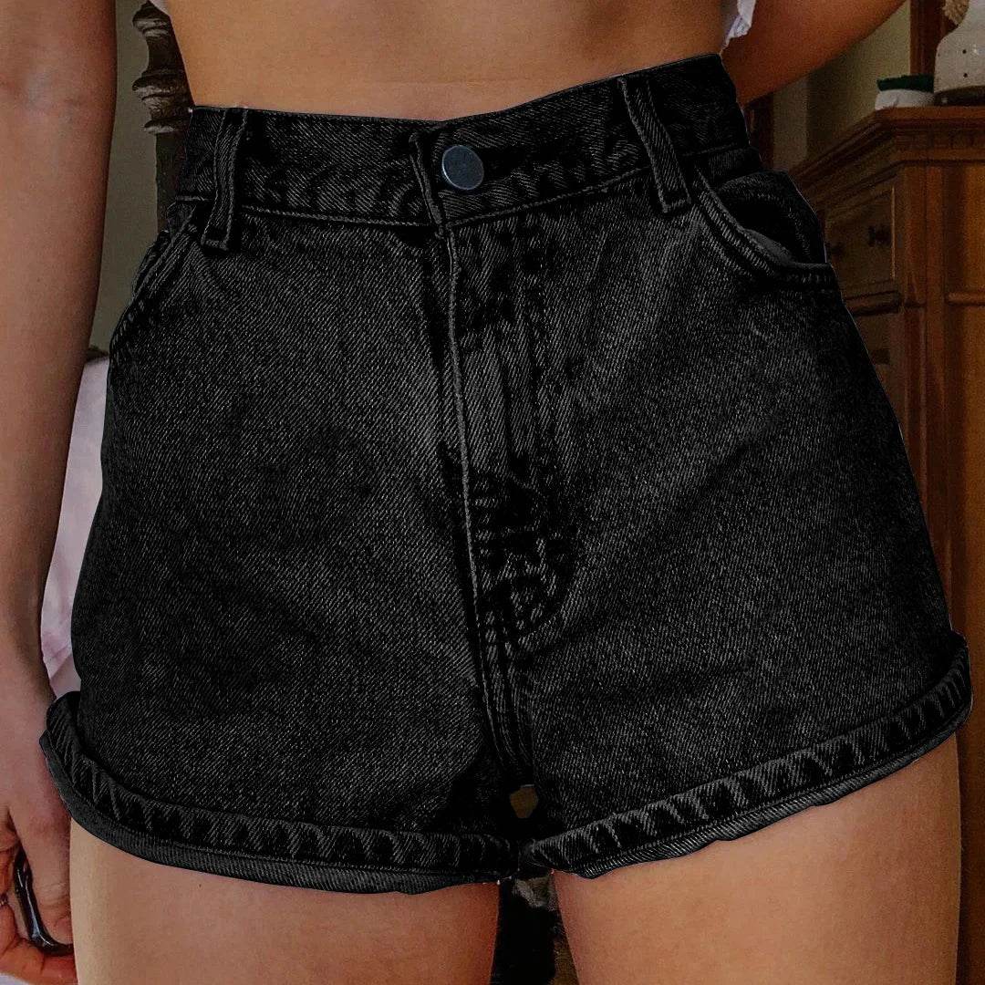 Floral Embroidered High Waist Shorts - P12 Hub Europe