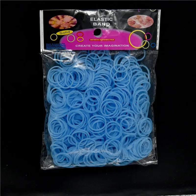 Pantone Color Western European Style Rubber Band Rainbow Knitting Machine Bracelets Loom Bands Arts & Crafts, DIY Toys