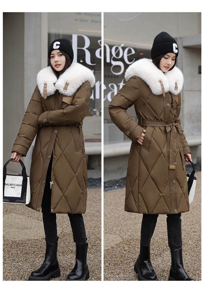 Long Slim Warm Winter Parka - P12 Hub Europe