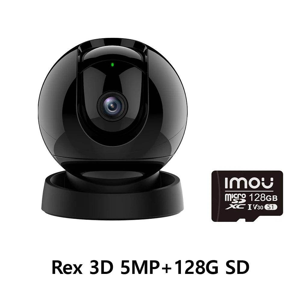 Indoor Camera 3D 5MP 360°, AI Track, 2-Way Audio, Night - P12 Hub Europe