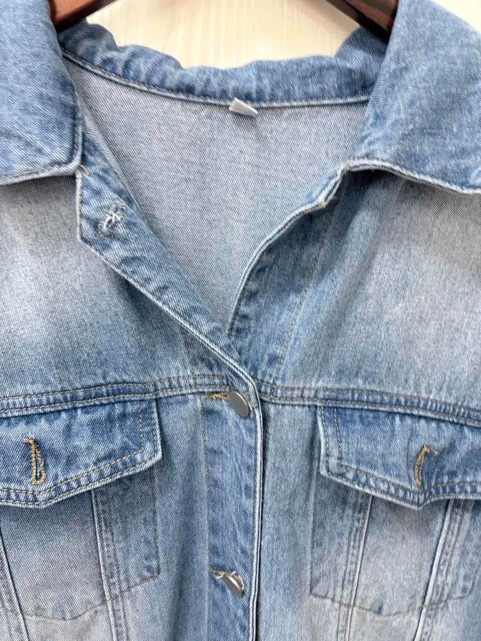 Women's Oversized Denim Two-Piece Set - P12 Hub Europe