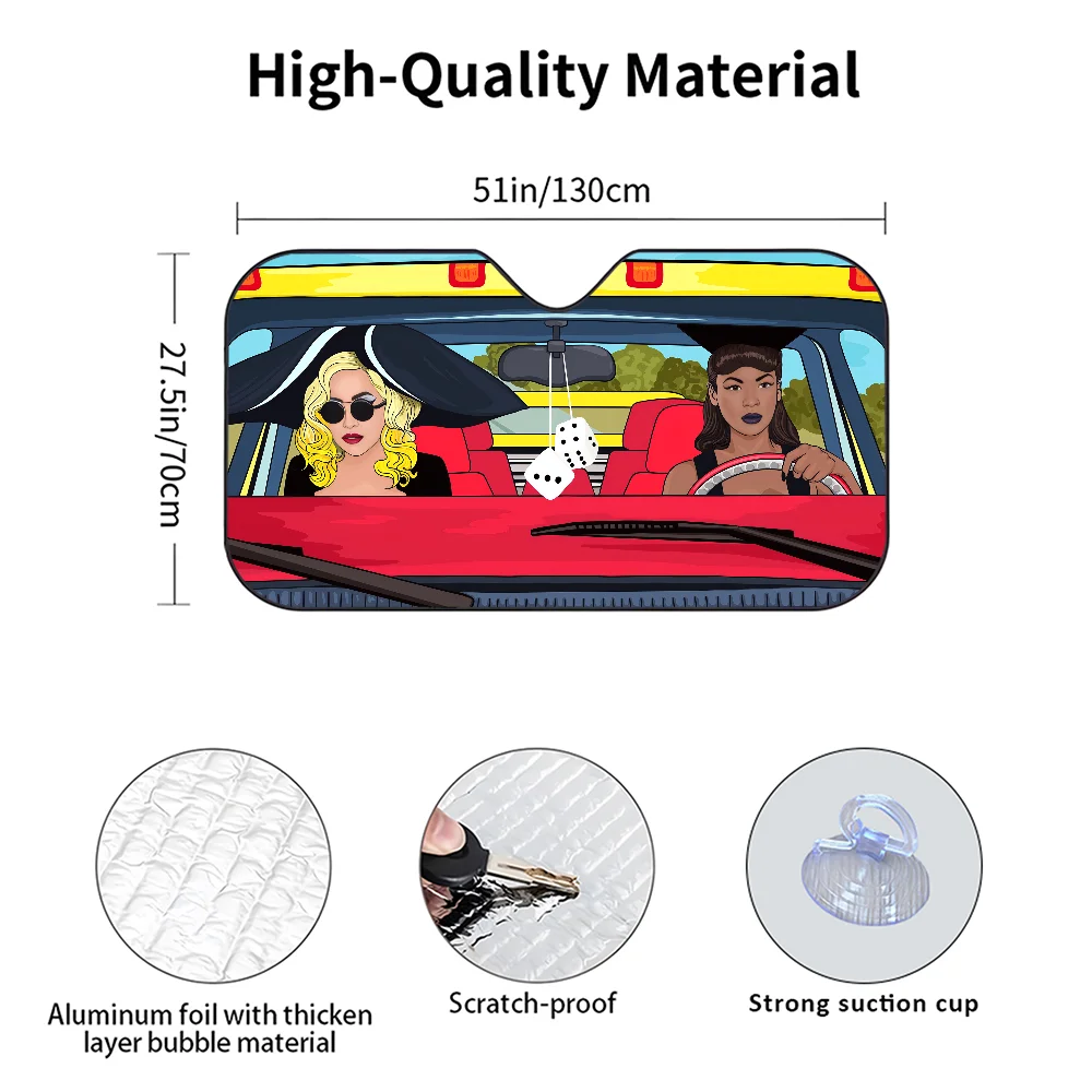 Ld ga Telephone Car SunShade Heat-insulating Aluminum Film Windshield Sunshades UV Rays Blocks Car Sun Visor Protector