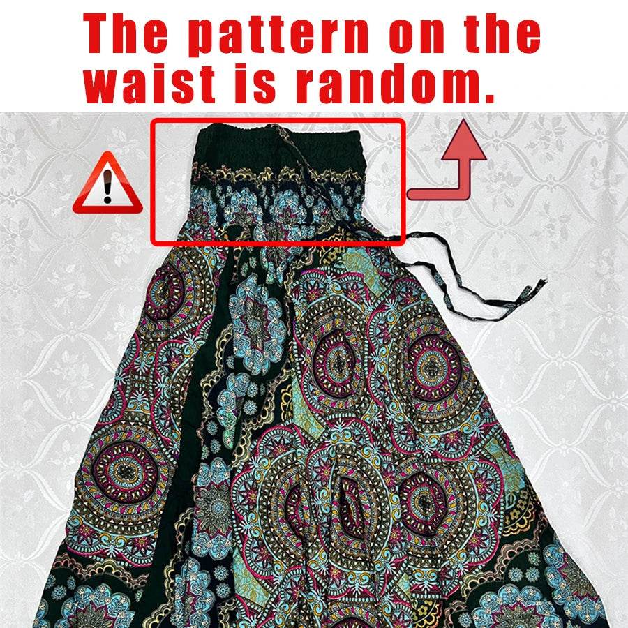 Women's Boho Harem Rayon Pants - P12 Hub Europe