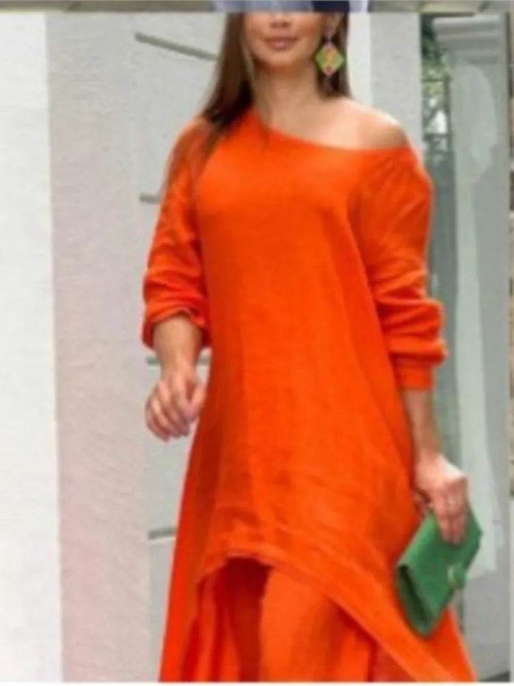 Cotton Linen Irregular Pants Set - P12 Hub Europe