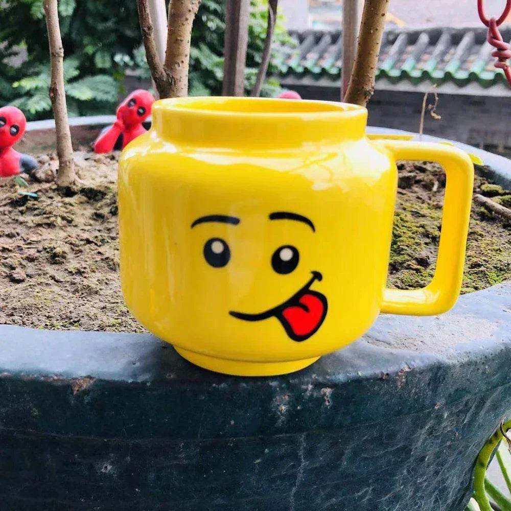 2025 Children Mug Cute Smiley Face Ceramic Mug, Ceramic Mug, Christmas Gift Funny Mug, Children's Drinking Cup Children's Cup - P12 Hub Europe