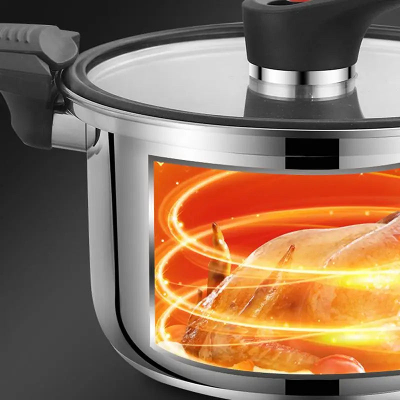 Cook Pressure Pot Home Cooking Pressure Pot Cookware Ergonomic Thick Kitchen Gadgets Efficient Meals Cooking For Family Lovers