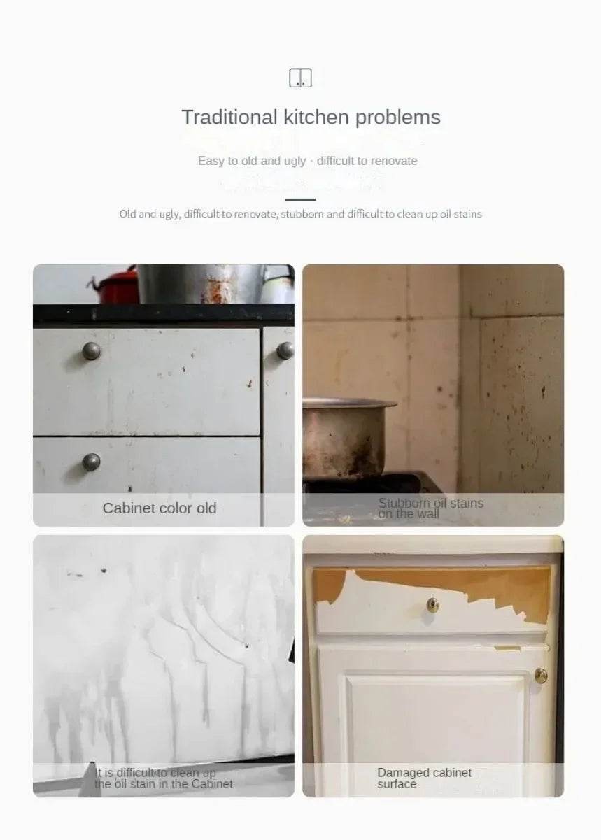 10M Marble Kitchen Oil-Proof Film Waterproof Self-adhesive Wall Tile Sticker Moisture-Proof Countertop Cabinet Cover Wallpaper - P12 Hub Europe