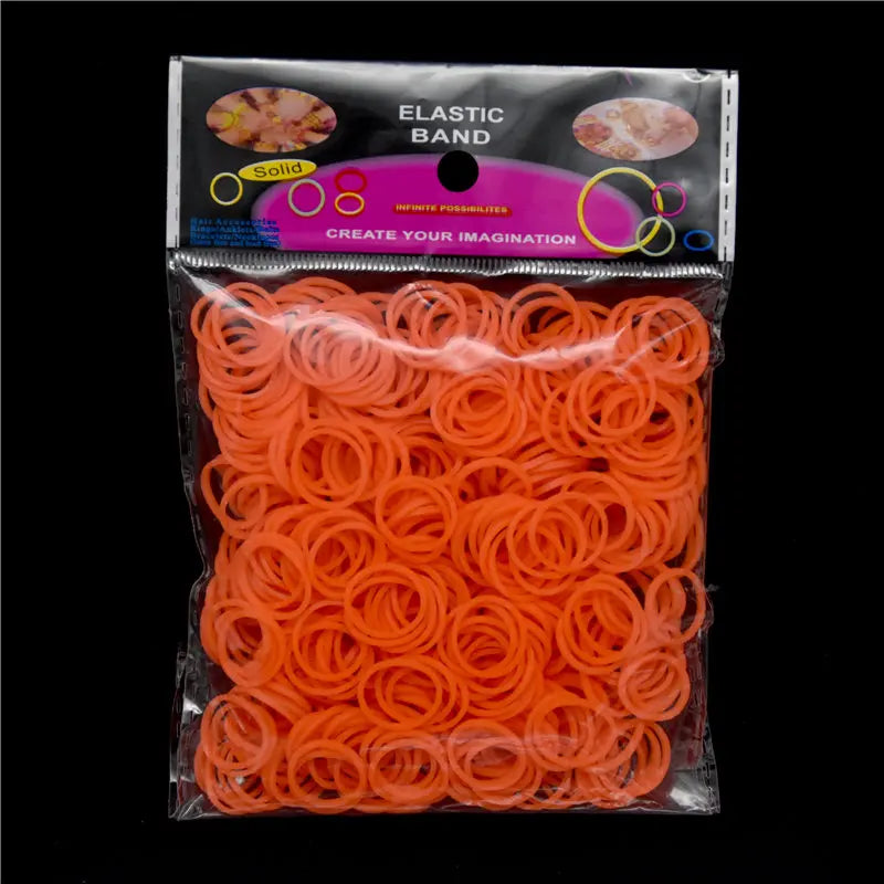 Pantone Color Western European Style Rubber Band Rainbow Knitting Machine Bracelets Loom Bands Arts & Crafts, DIY Toys