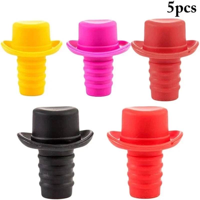 Creative Magic Hat Wine Stoppers Silicone Wine Stopper Reusable Decorative Wine Seal Stopper Cap for Wine Beverage - P12 Hub Europe