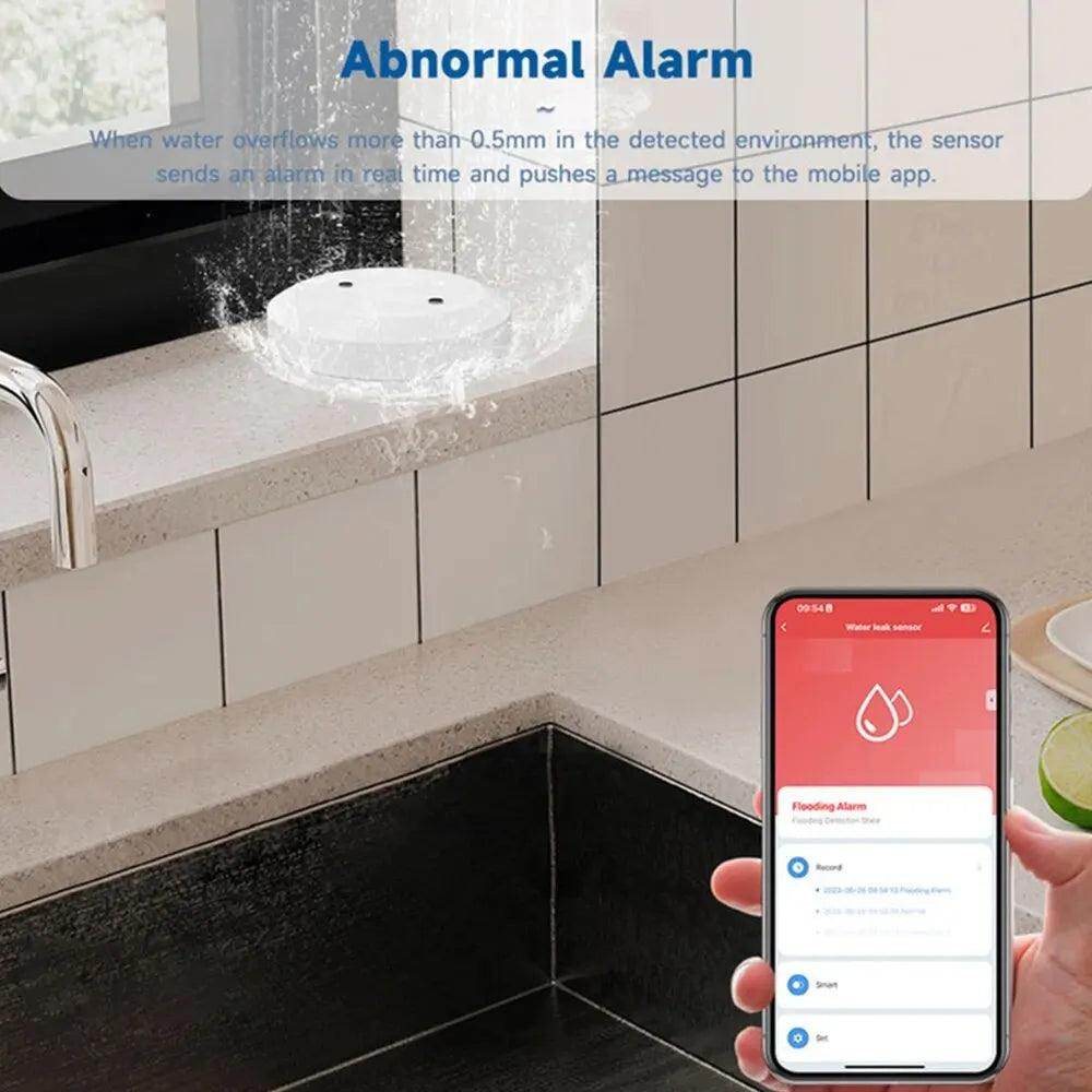 Water Sensor, Tuya Leak Detector | Smart Life Alarm - P12 Hub Europe
