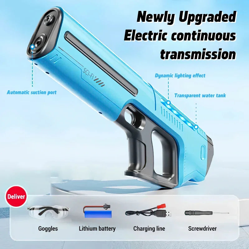 Automatically Water High Pressure Electric Water Gun Toy Kids Summer Outdoor Pool Fight Games Children Water Toys Birthday Gifts