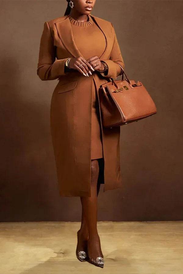 Elegant Office Blazer Dress - P12 Hub Europe
