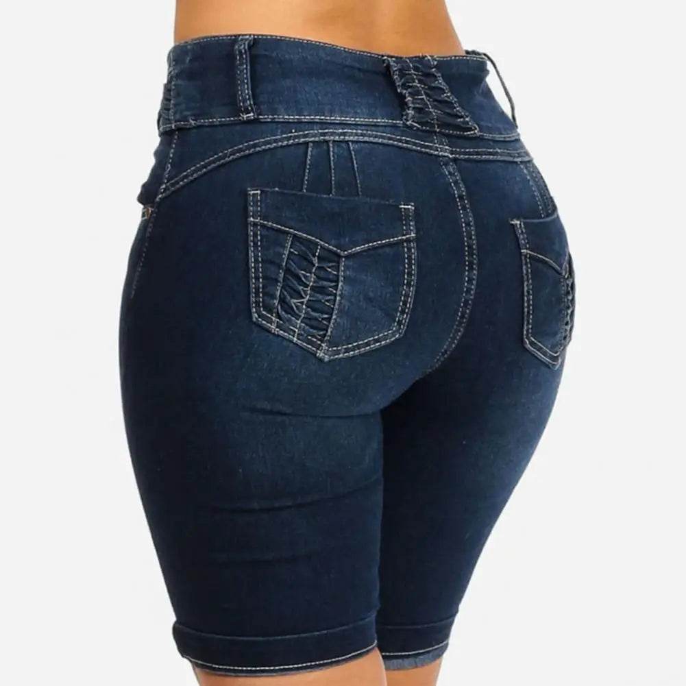 Trendy Women Slim Denim Shorts - P12 Hub Europe