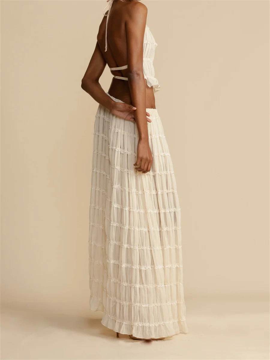 Elegant Backless Maxi Set - P12 Hub Europe
