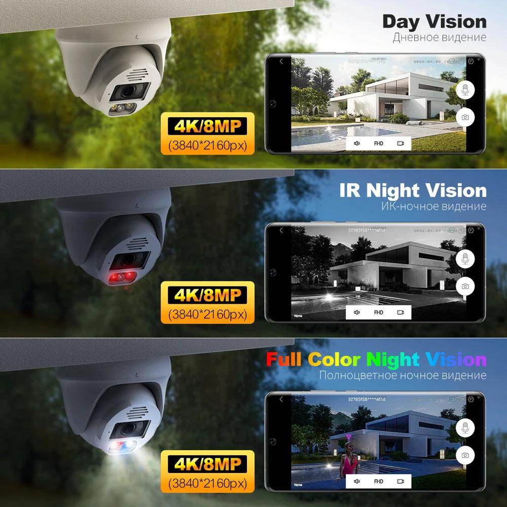 Indoor Camera PoE 5/8MP 2-Way Audio, Color Night - P12 Hub Europe