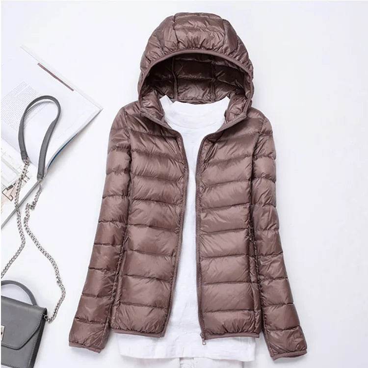 Ultralight Korean Hooded Puffer - P12 Hub Europe