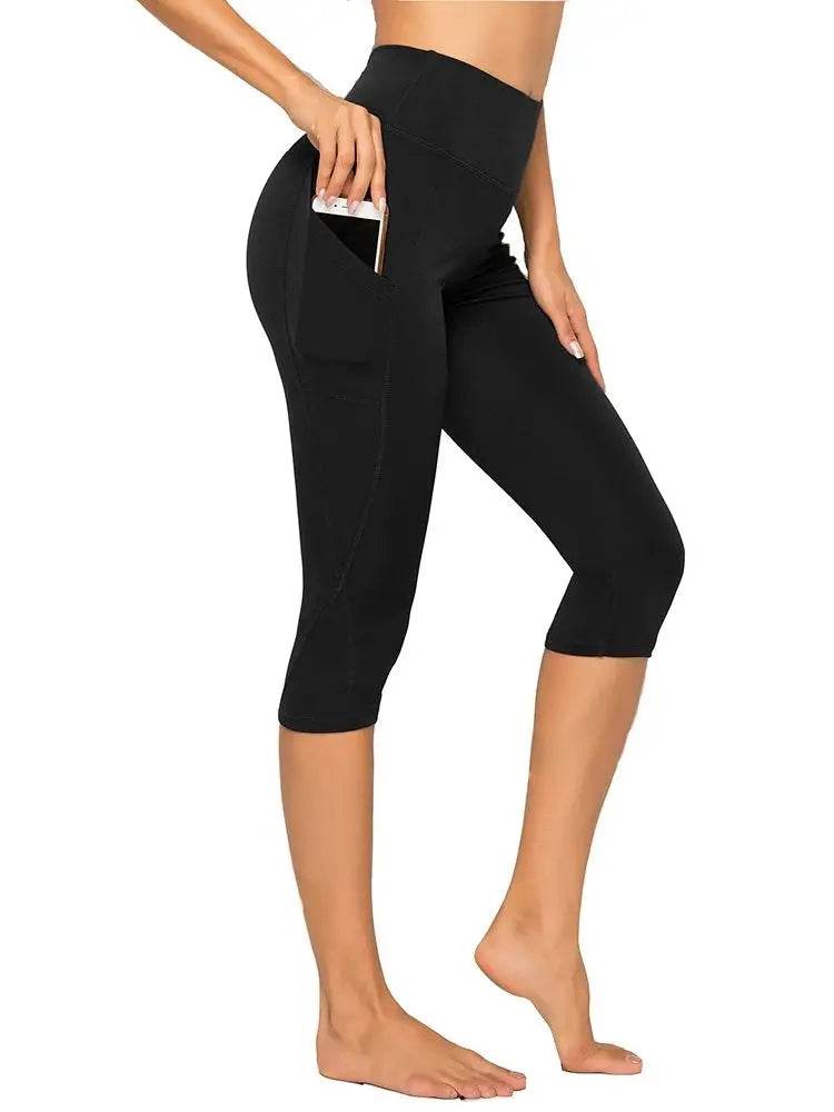 Women's High Waist Capri - P12 Hub Europe