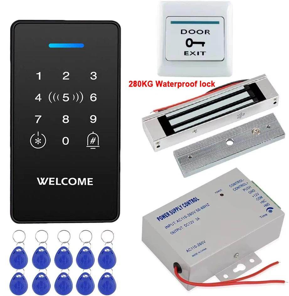 Access Control Kit P68 RFID Dual Frequency, 180KG/280KG Lock - P12 Hub Europe