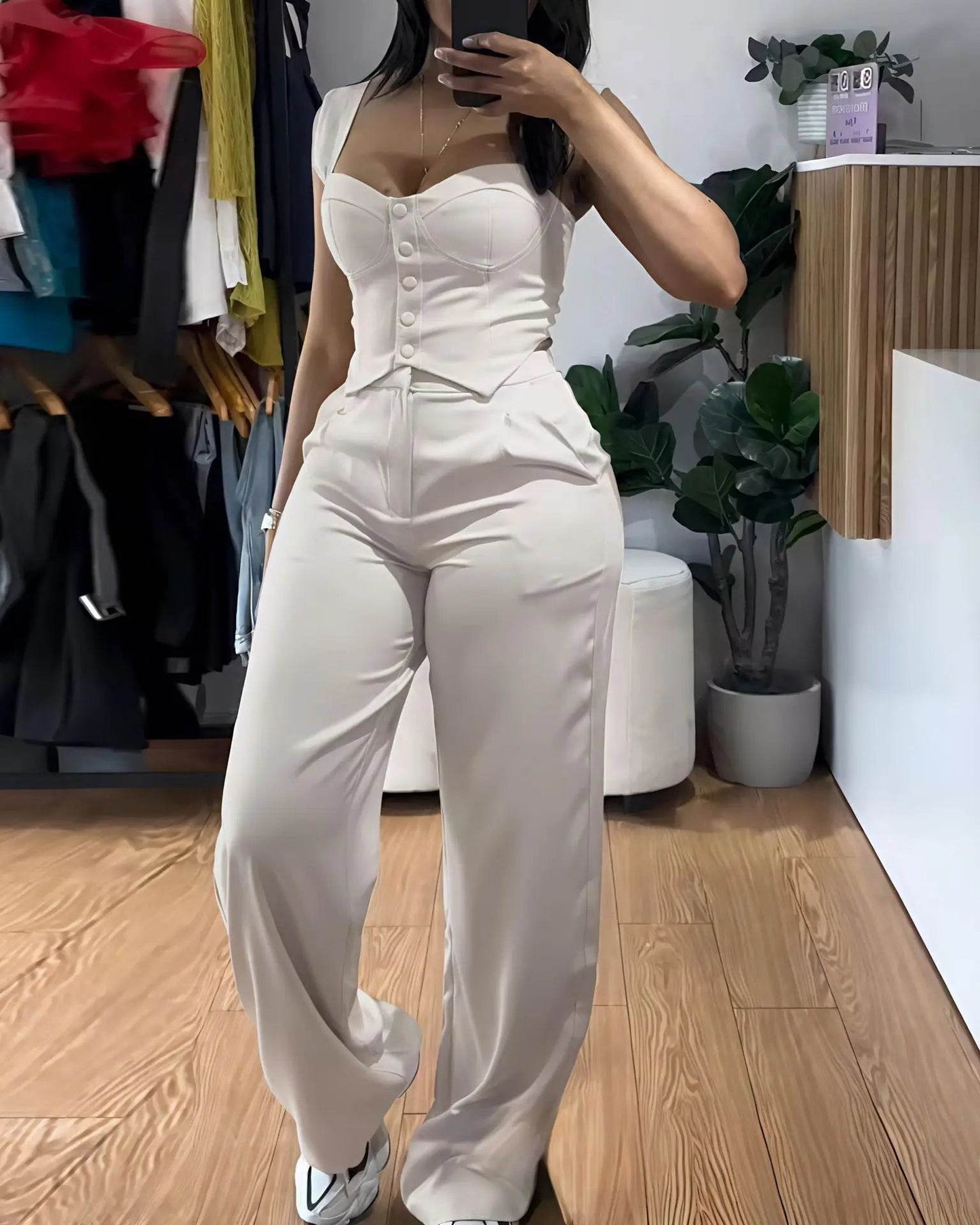 Chic Vest Trouser Set - P12 Hub Europe