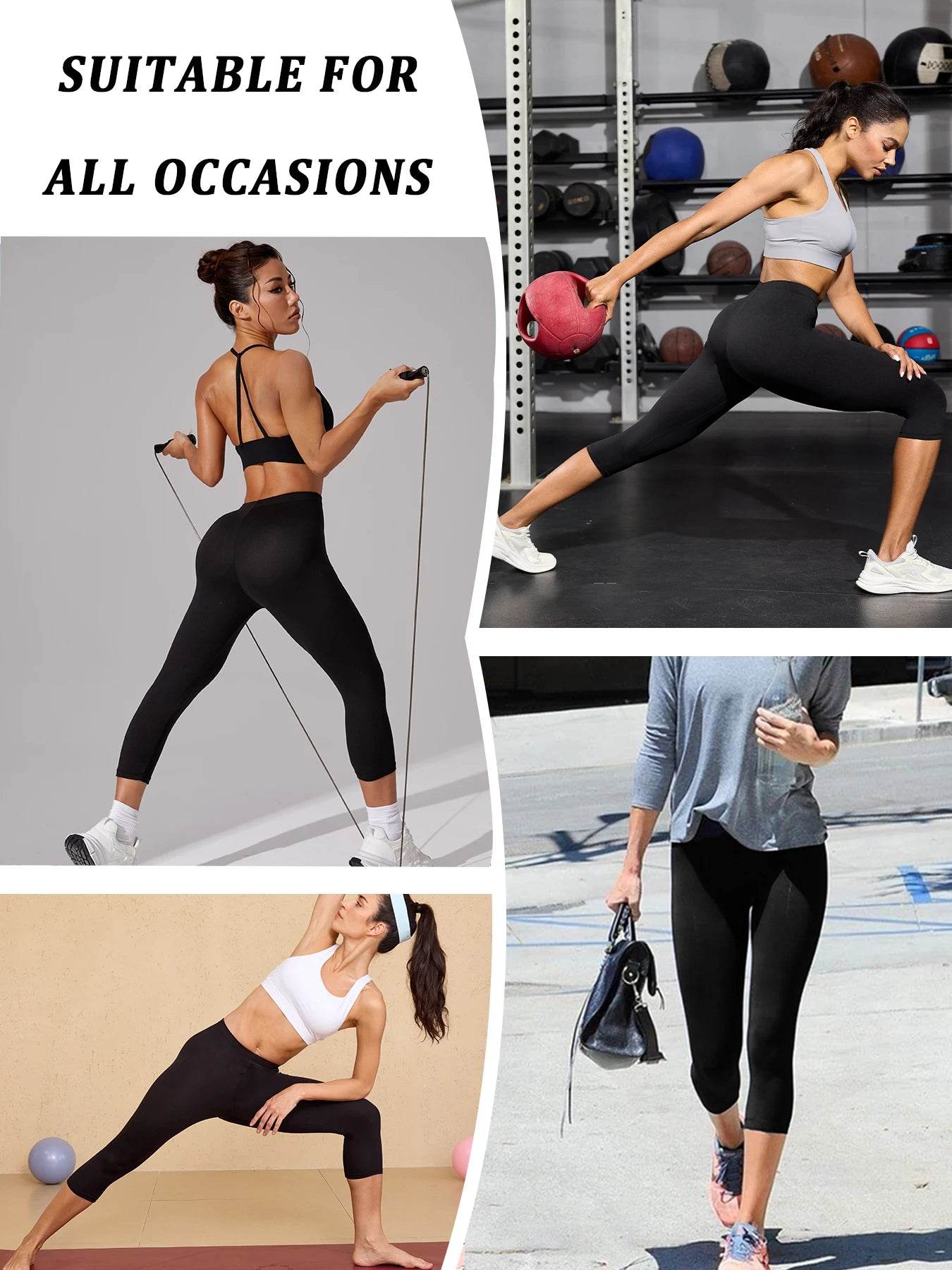 Women's 5-Pack Capri Leggings - P12 Hub Europe