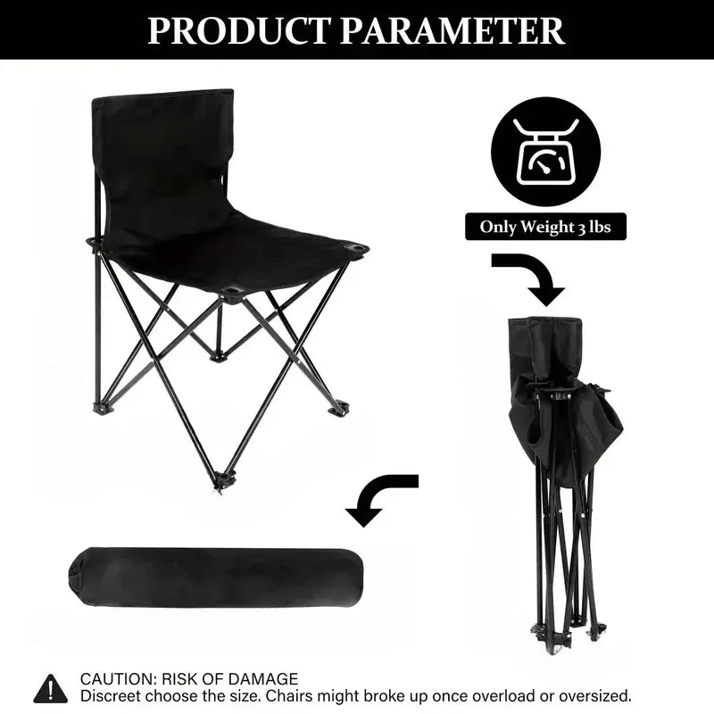 Folding Portable Camping Chair Tourist Picnic Oxford Cloth Chairs Fishing Chair Mazha Outdoor Furniture Hike Travel Beach Garden