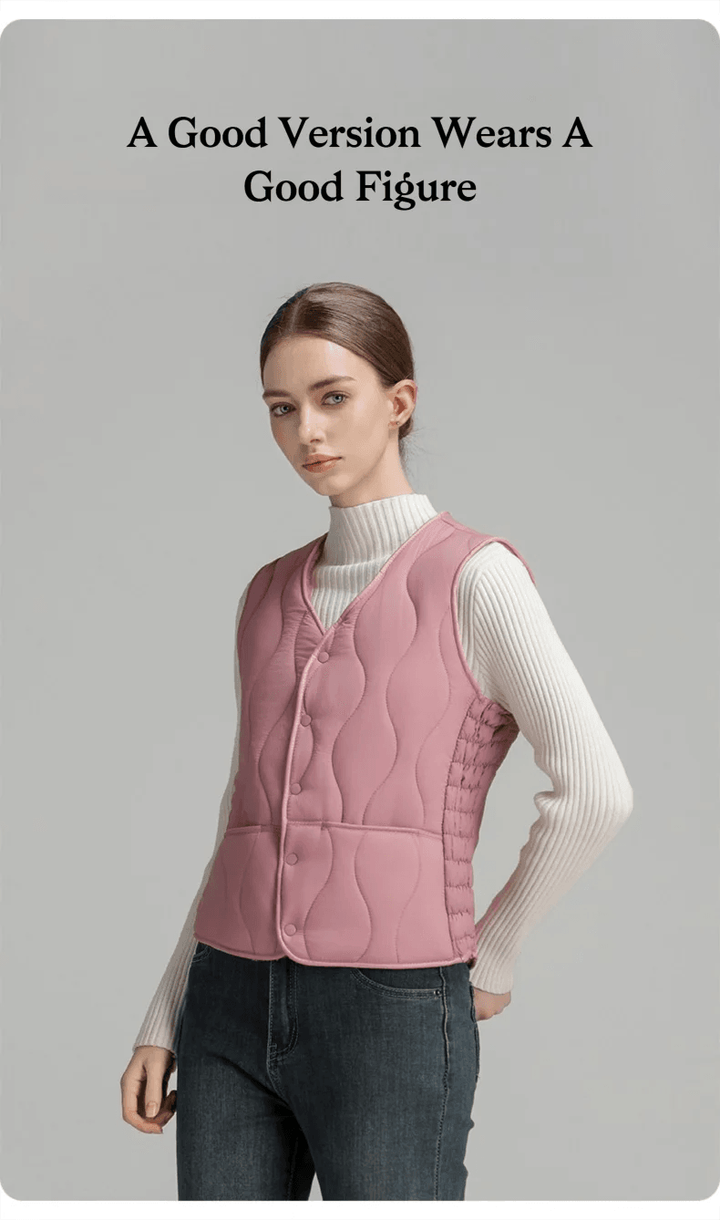 Women's Lightweight Down Vest - P12 Hub Europe