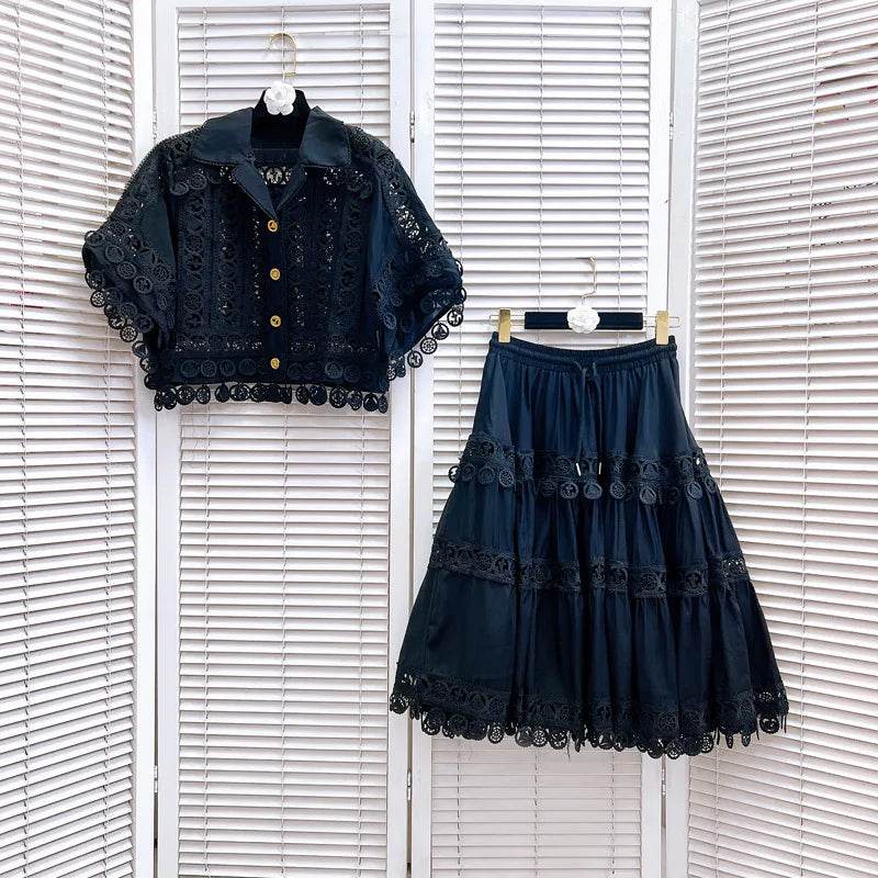 Hollow Out Skirt Set - P12 Hub Europe