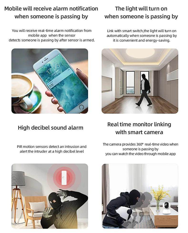 Sensor Motion Tuya PIR WiFi Smart - P12 Hub Europe