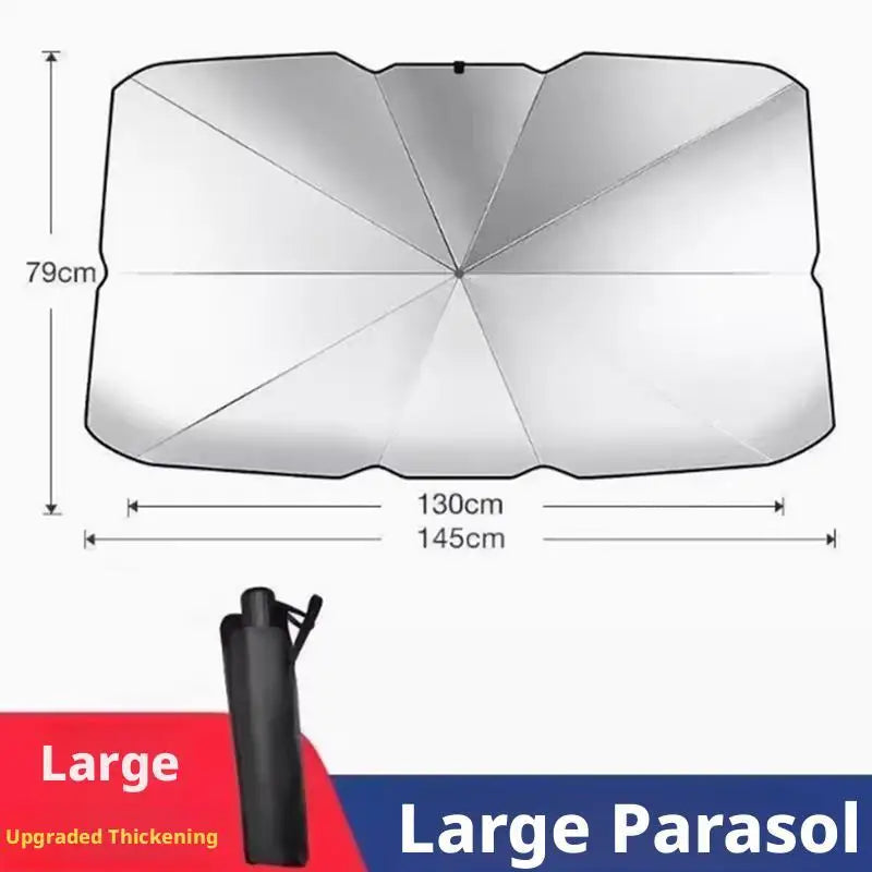 2025 car parasol sunshade sun protection thermal insulation front baffle windshield cover cool interior front panel new model