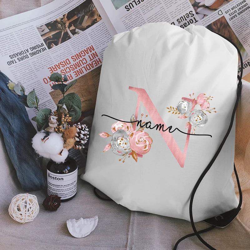 Custom Name Drawstring Backpack Large Capacity Sports Backpack Wear-resistant Gym Bag Lightweight Basketball Backpack Sport Bag