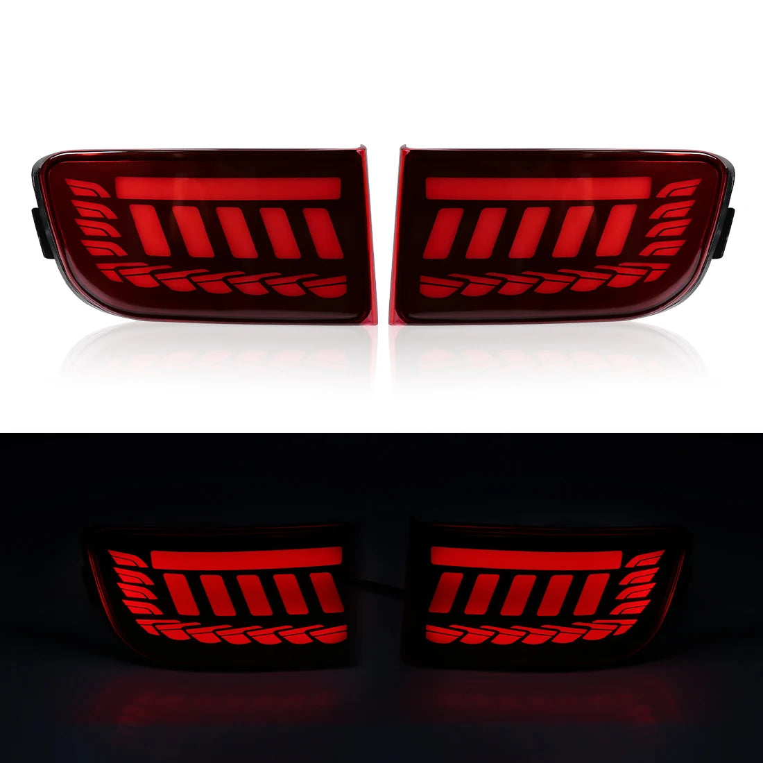 Car LED Rear Bumper Light Brake Turn Signal Lamp For Toyota Prado 120 FJ120 LC120 J12 4Runner 2003 2004 2005 2006 2007 2008 2009