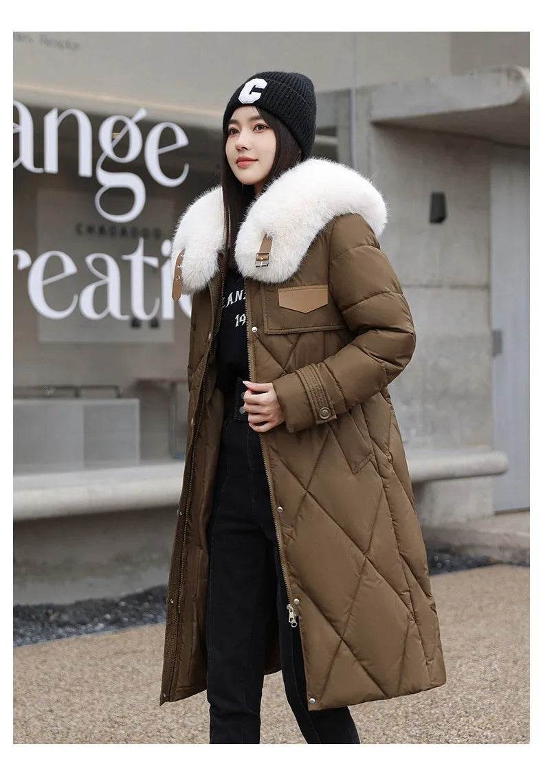 Long Slim Warm Winter Parka - P12 Hub Europe