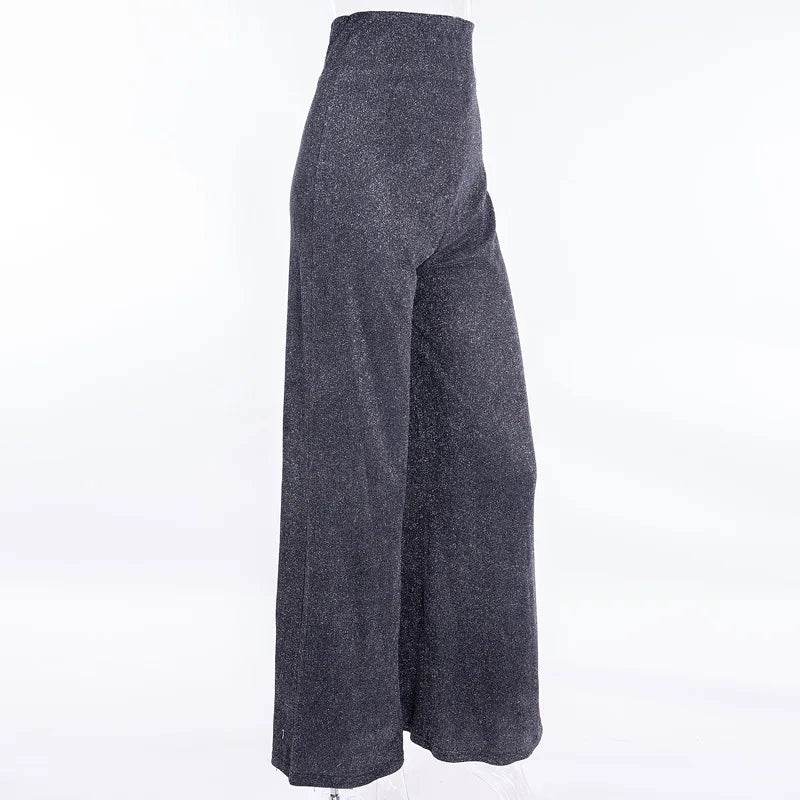 Shiny Sequin Wide Pants - P12 Hub Europe