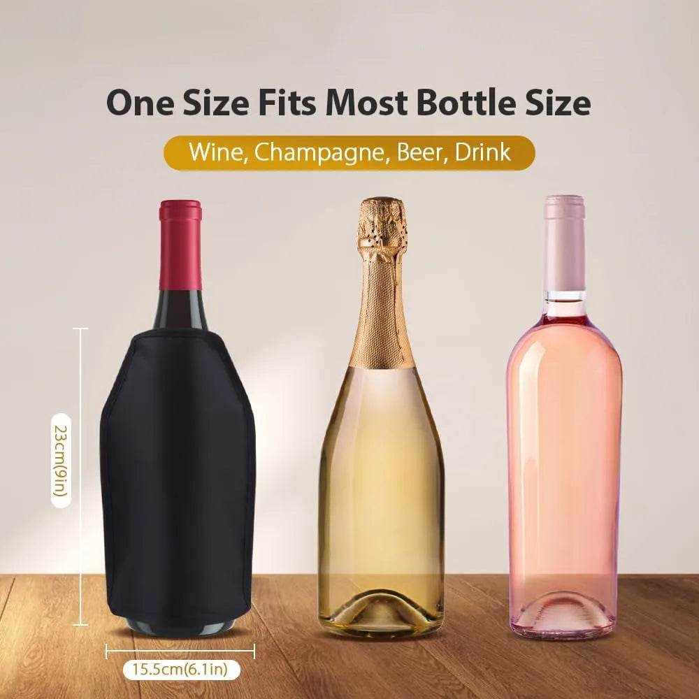 Wine Cooling Holder Ice Bag Jelly Picnic Beverage Nylon Wine Cooler Sleeve Soft Drink Rack Bar Tools For Beer Champagne Bucket - P12 Hub Europe