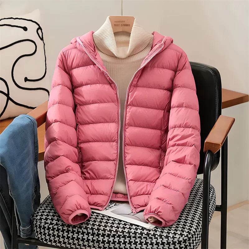Ultralight Korean Hooded Puffer - P12 Hub Europe