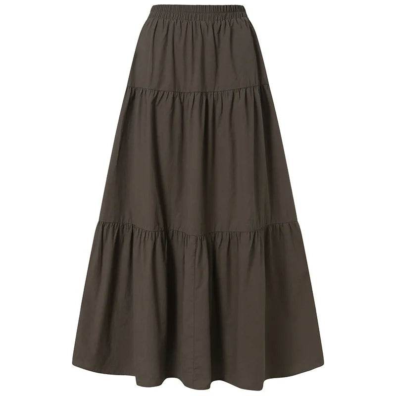 Vintage Pleated Long Skirt - P12 Hub Europe
