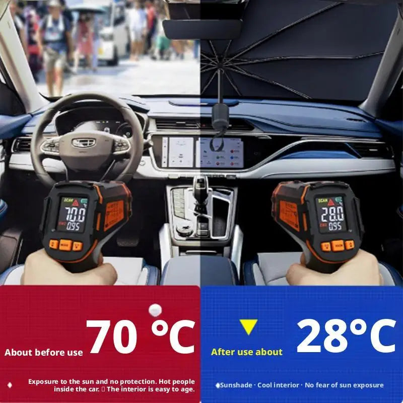 2025 car parasol sunshade sun protection thermal insulation front baffle windshield cover cool interior front panel new model