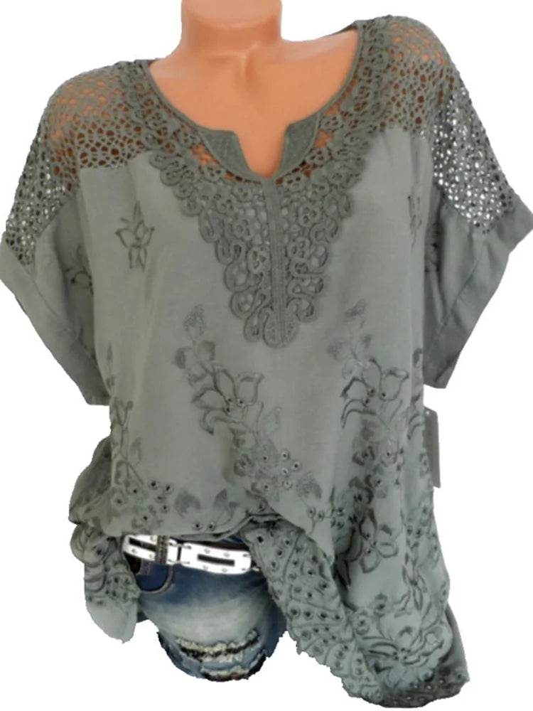 Summer Women's Lace Blouse - P12 Hub Europe