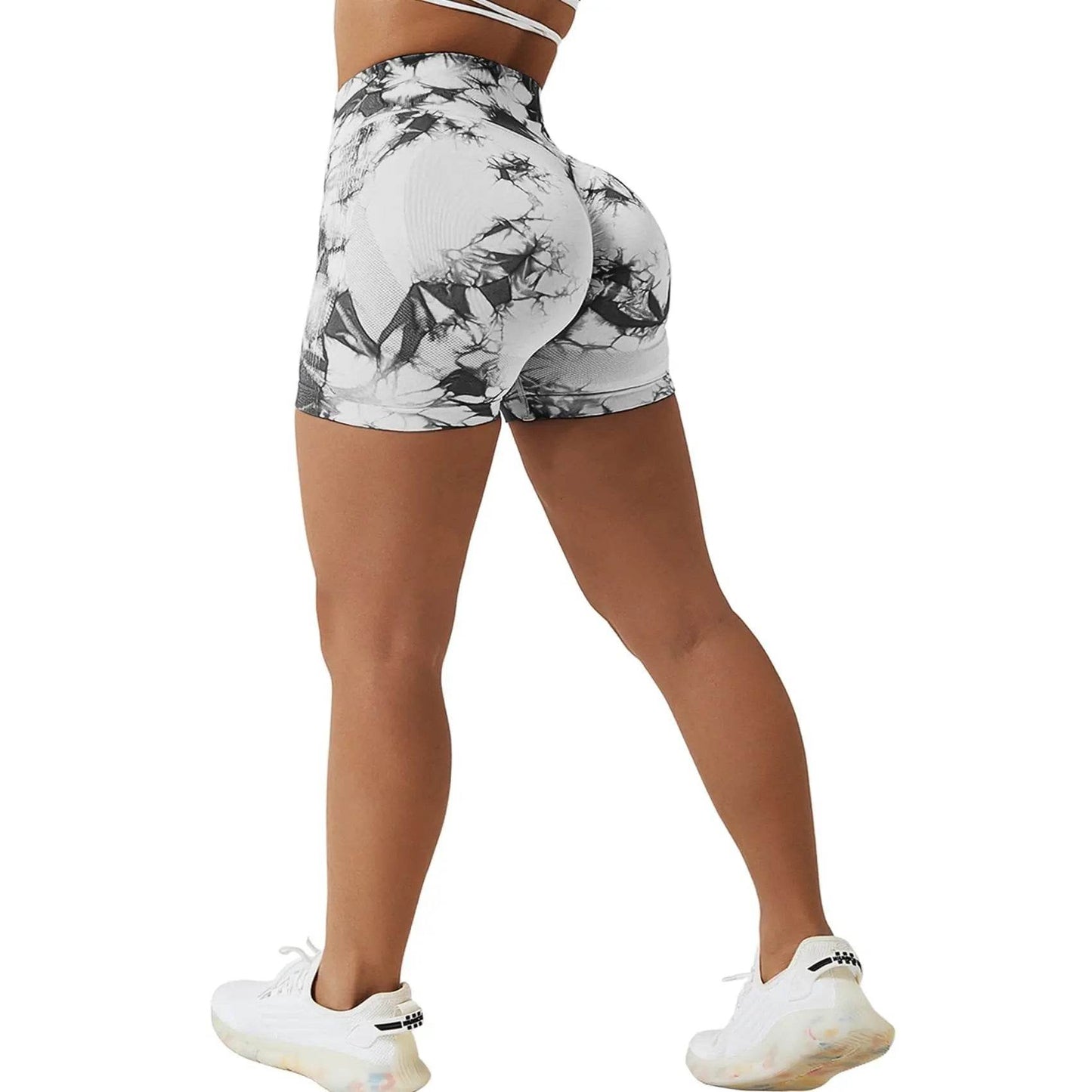 Tie Dye Yoga Shorts Women - P12 Hub Europe
