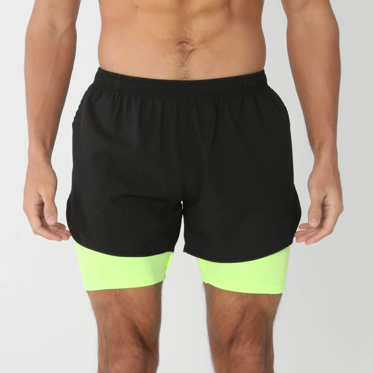 Men's Gym Liner Running Shorts - P12 Hub Europe