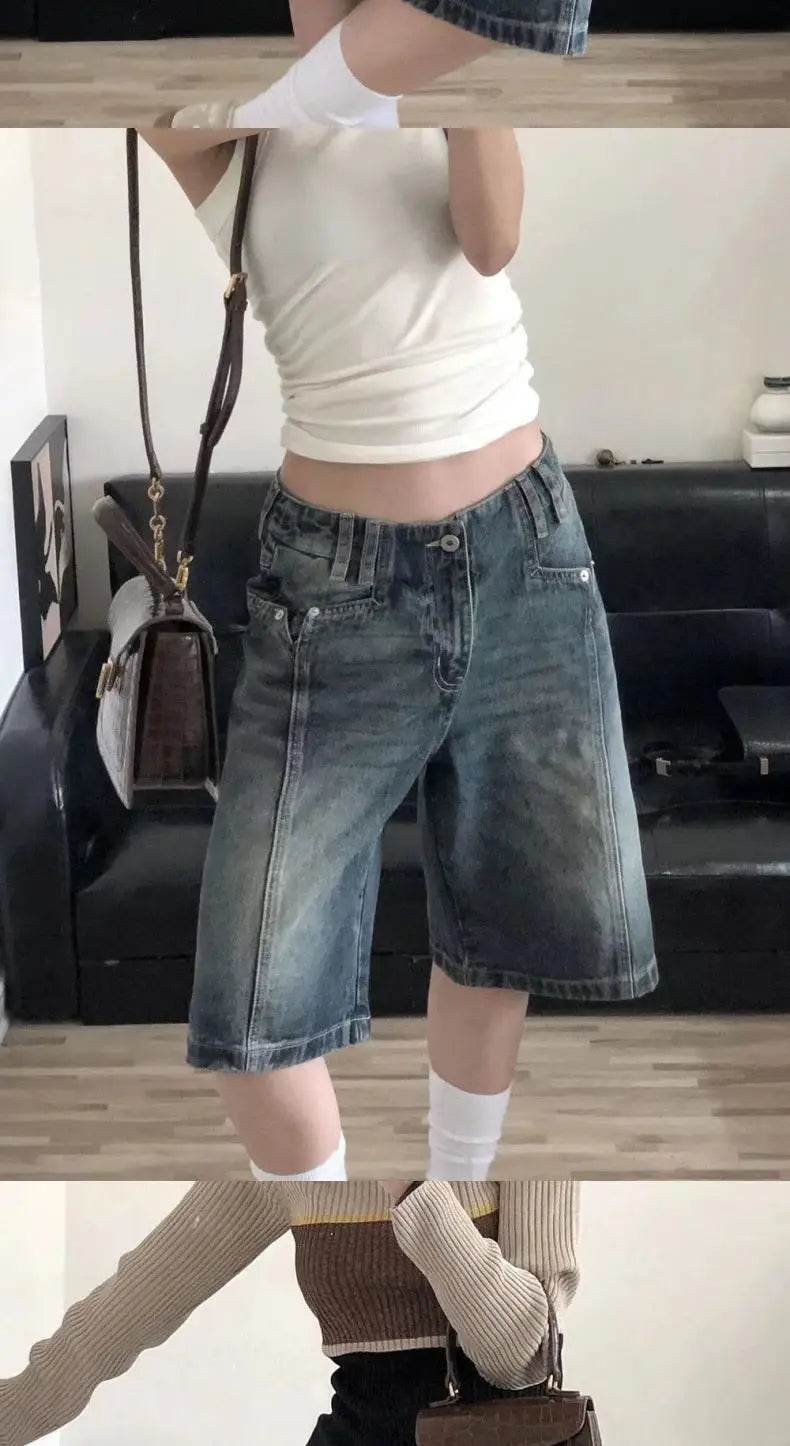 Vintage Women Denim Shorts - P12 Hub Europe