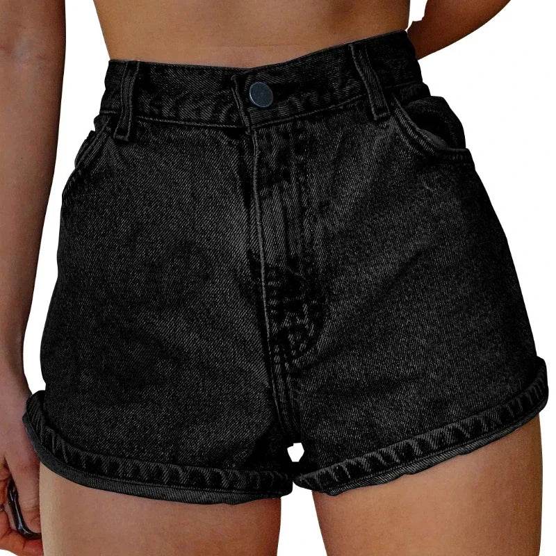 Floral Embroidered High Waist Shorts - P12 Hub Europe