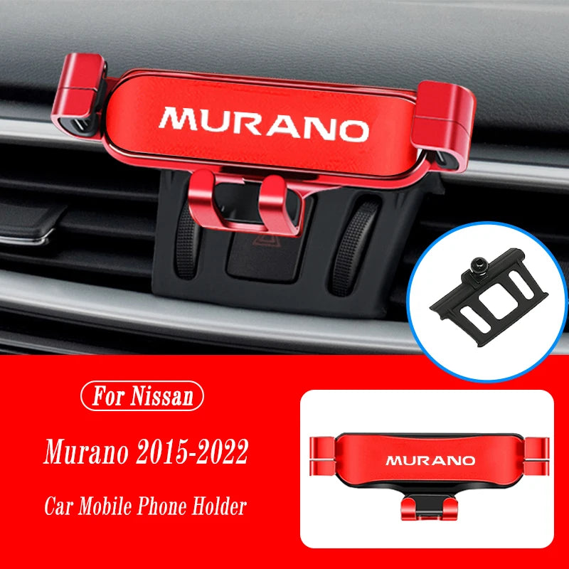 Car Mobile Phone Holder For Nissan Murano 2015-2022 Air Vent Mounts Stand GPS Gravity Navigation Bracket Car Accessories