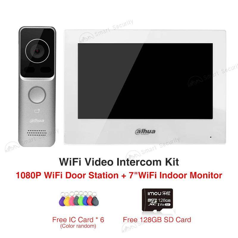 Doorbell Dahua 1080P WiFi PoE, Card Unlock, 2-Way Audio, IP65 - P12 Hub Europe