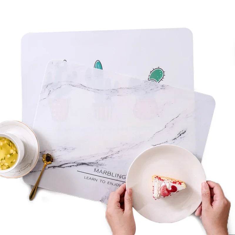 NEW Silicone Waterproof Placemat Table Mat Heat Insulation Anti-skidding Washable Durable For Kitchen Dining - P12 Hub Europe