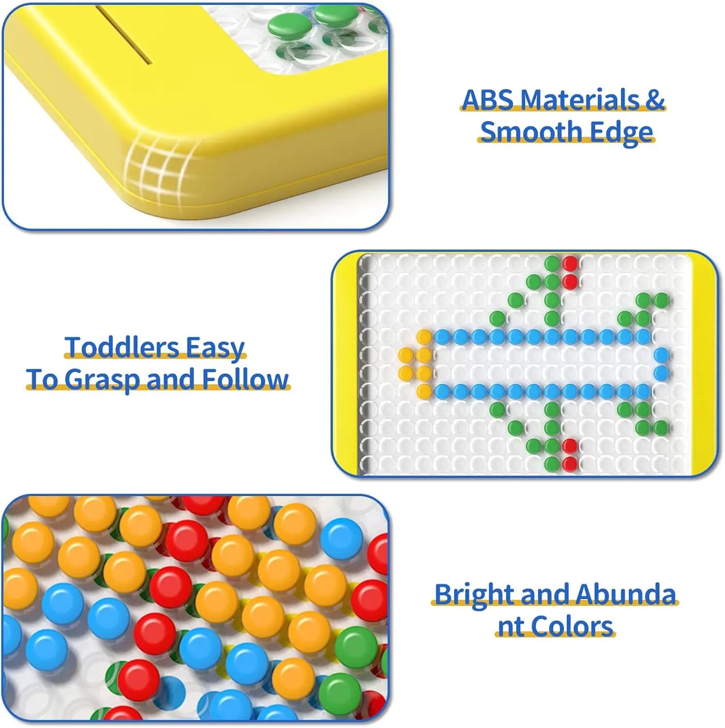 2-in-1 Magnetic Pen DIY Drawing Board For Children Montessori Preschool Education Painting Puzzle Toy Gift