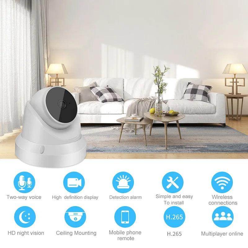 Dome Camera 3MP WiFi V380, Night Vision, 10x Zoom, Audio - P12 Hub Europe