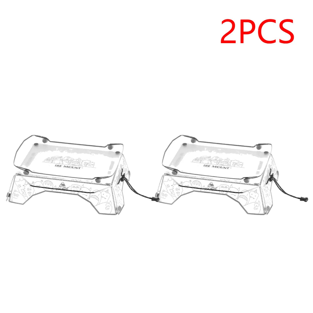 1-5PCS Foldable Camping Tray Ultralight Small Backpacking Table Portable Outdoor Fishing Furniture Multifunctional for Picnic