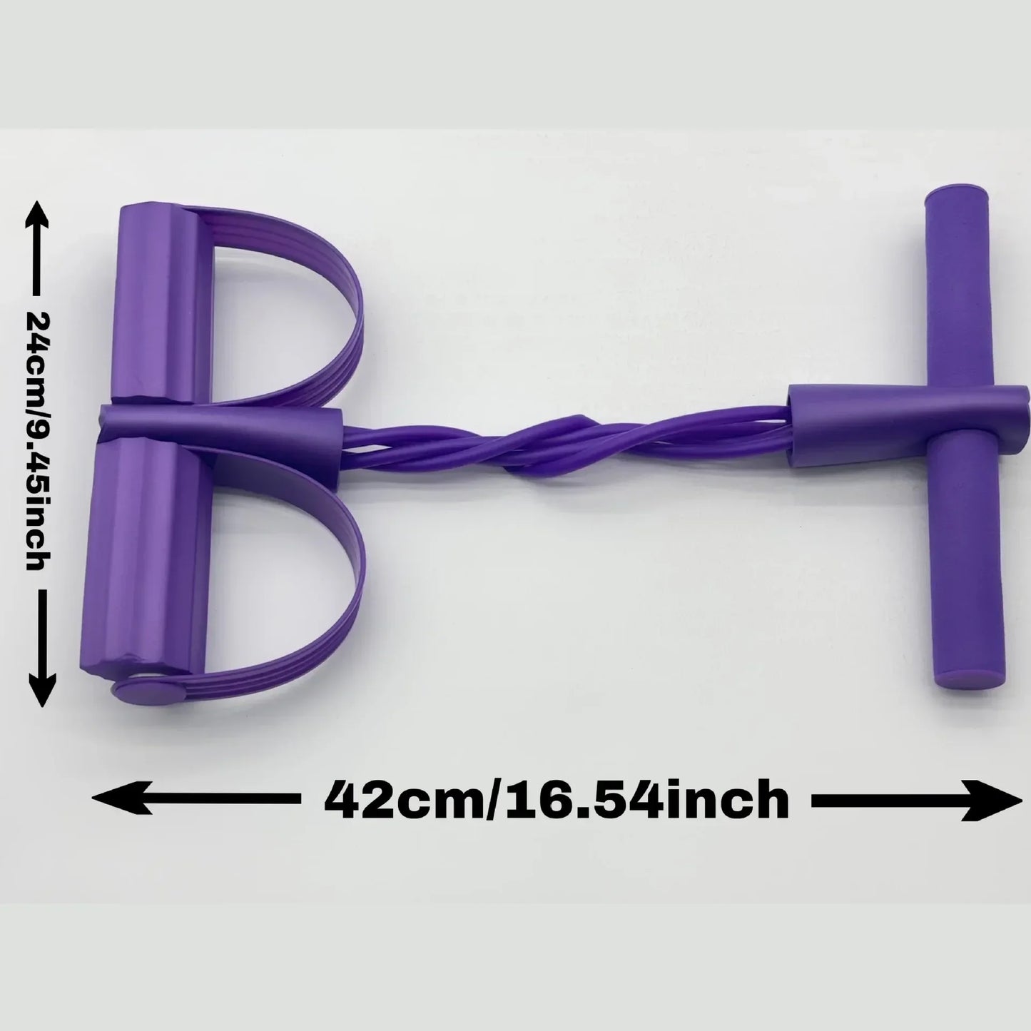4/6Tube Pedal Tensioner Multi-Functional Household Fitness Equipment Yoga Abdominal Strengthening Elastic Band Tension Rope